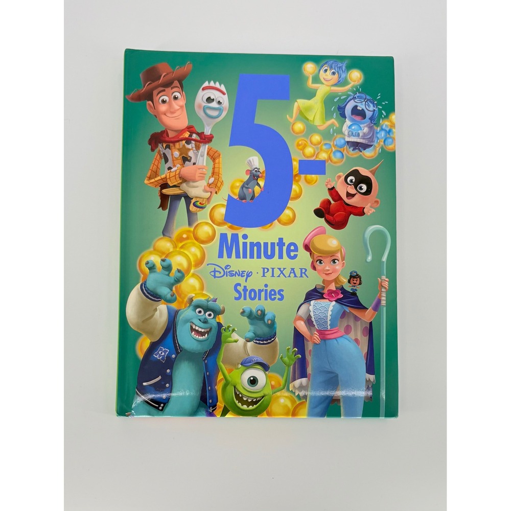 Disney Pixar 5-Minute Stories Bedtime Anthology Hardcover Cars Monsters Inc Kids